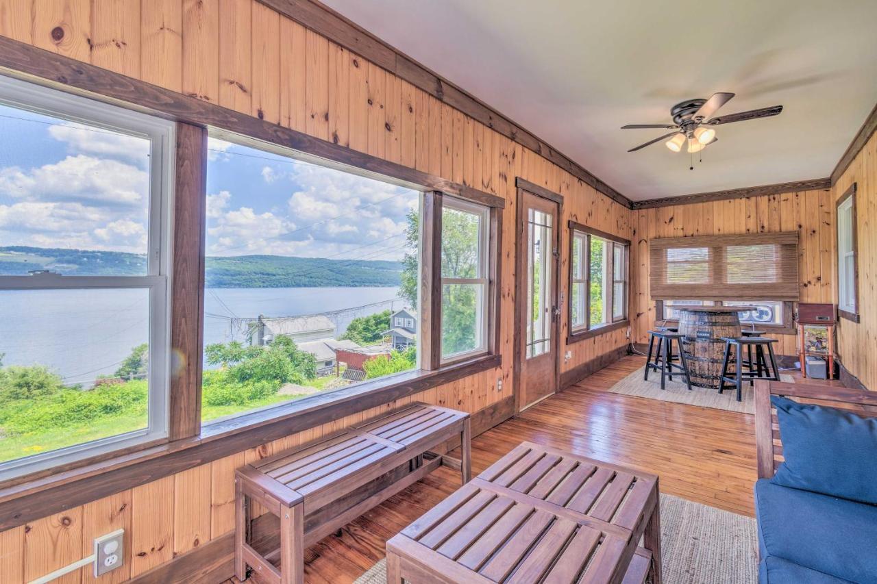 Watkins Glen Lakeview Cottage With Waterfall! Экстерьер фото
